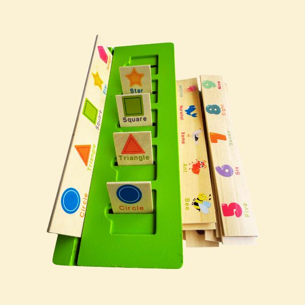Knowledge Classification Box | Alphabets, Spellings, Numbers & Shapes