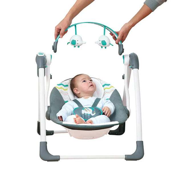 Mastela Deluxe Portable Electric Baby Swing & Bassinet