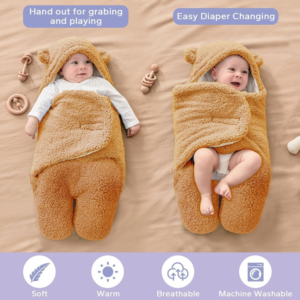 Baby Wrapper & Sleeping Bag for Newborns – Soft Cotton Blanket