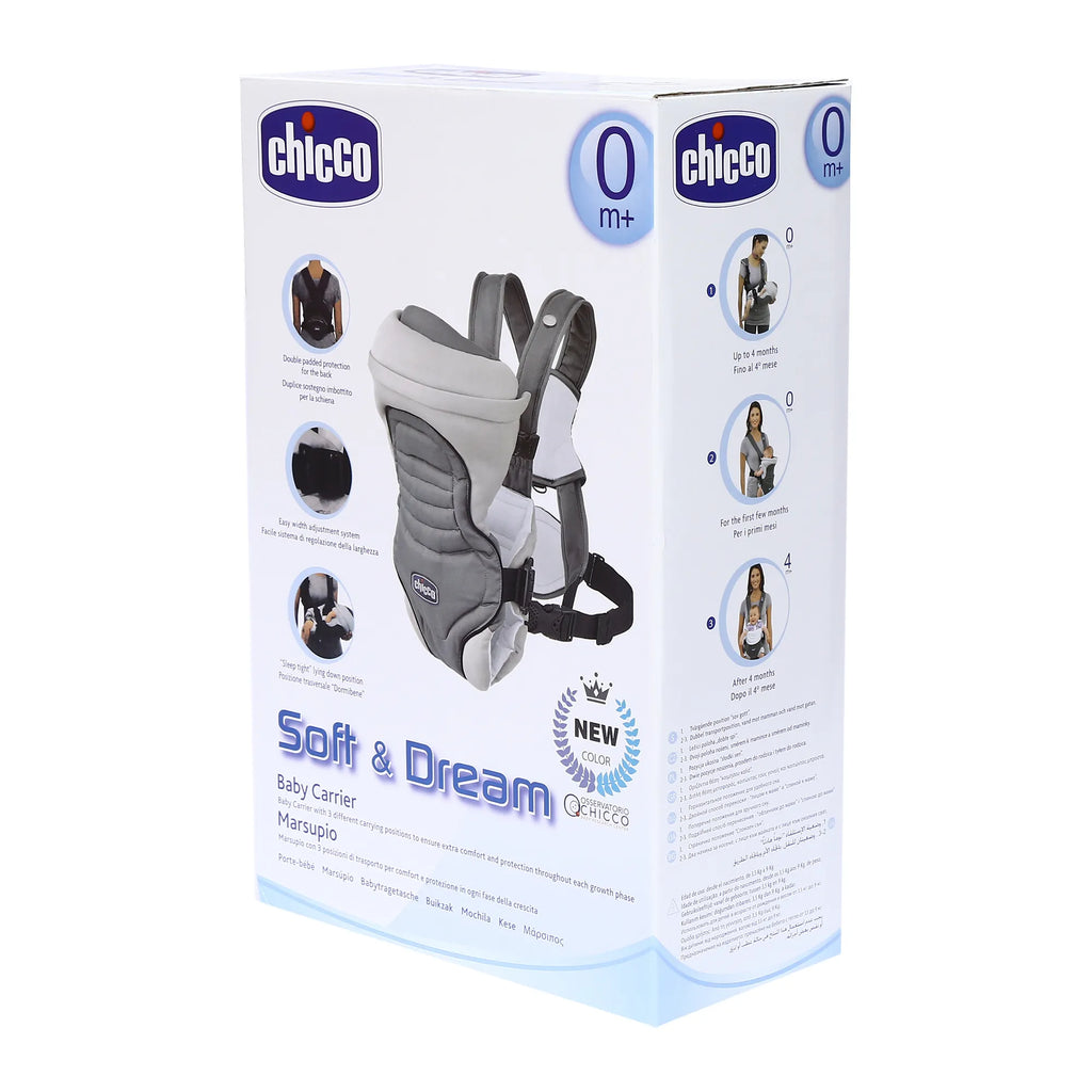 Chicco Soft Baby Carrier – 3-in-1 Comfortable & Adjustable Infant Carrier