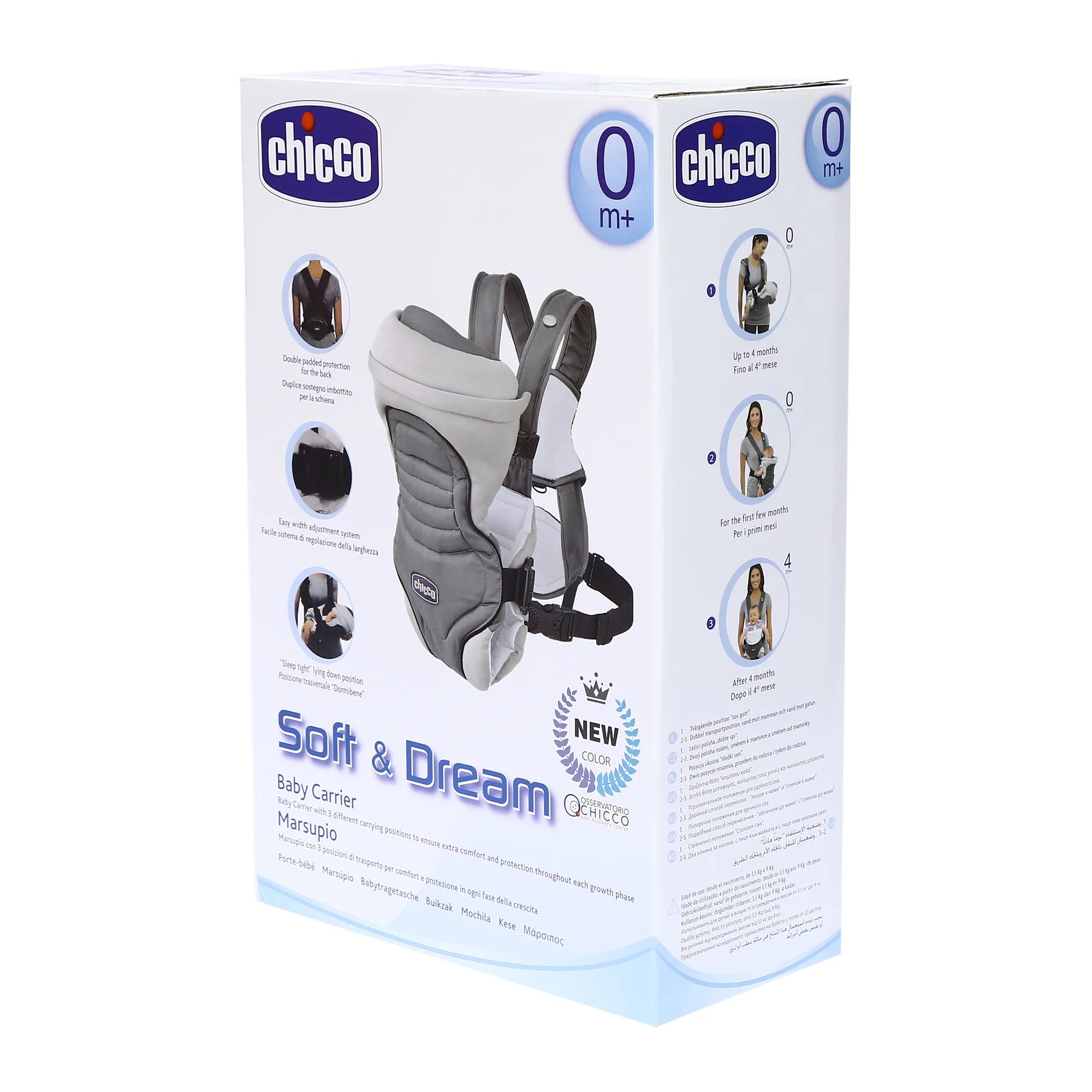 Chicco Soft Baby Carrier – 3-in-1 Comfortable & Adjustable Infant Carrier