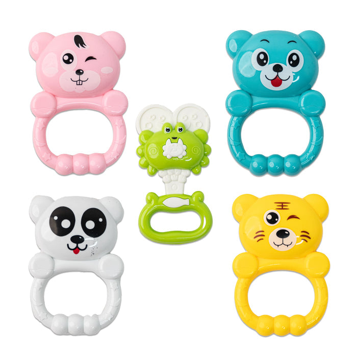 Baby Rattle Teether Set – Safe, Colorful & Soothing Toys for Infants
