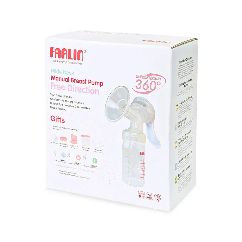Farlin Breast Pump – Manual, Comfortable & Complete Accessories