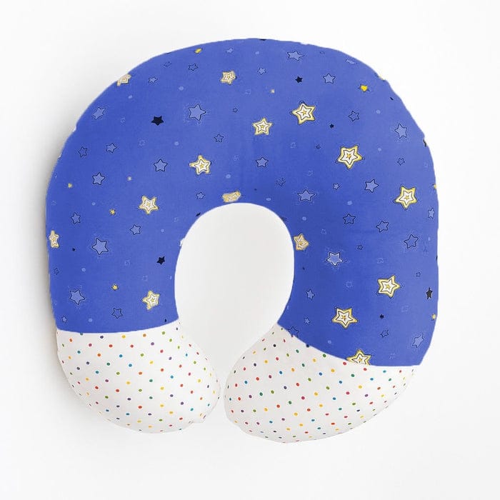 Baby Feeding Pillow – Dark Blue Star Design