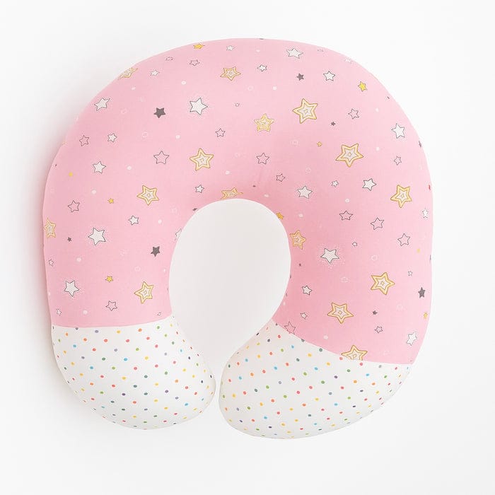 Baby Feeding Pillow – Pink Star Design
