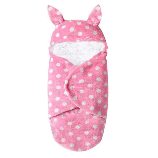 Swaddle for Baby – Pink Snuggle Fleece Wrap