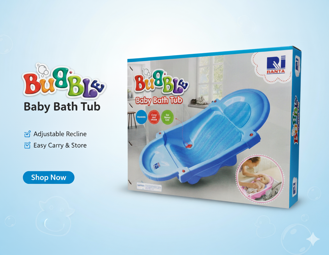 Bubbles Baba & Baby Foldable Bath Tub