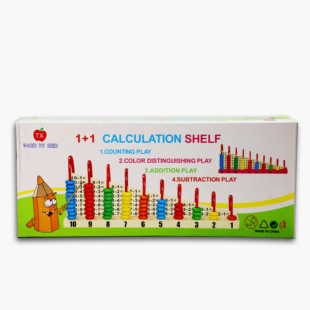 Calculation Shelf for Kids | Wooden Educational Math Toy