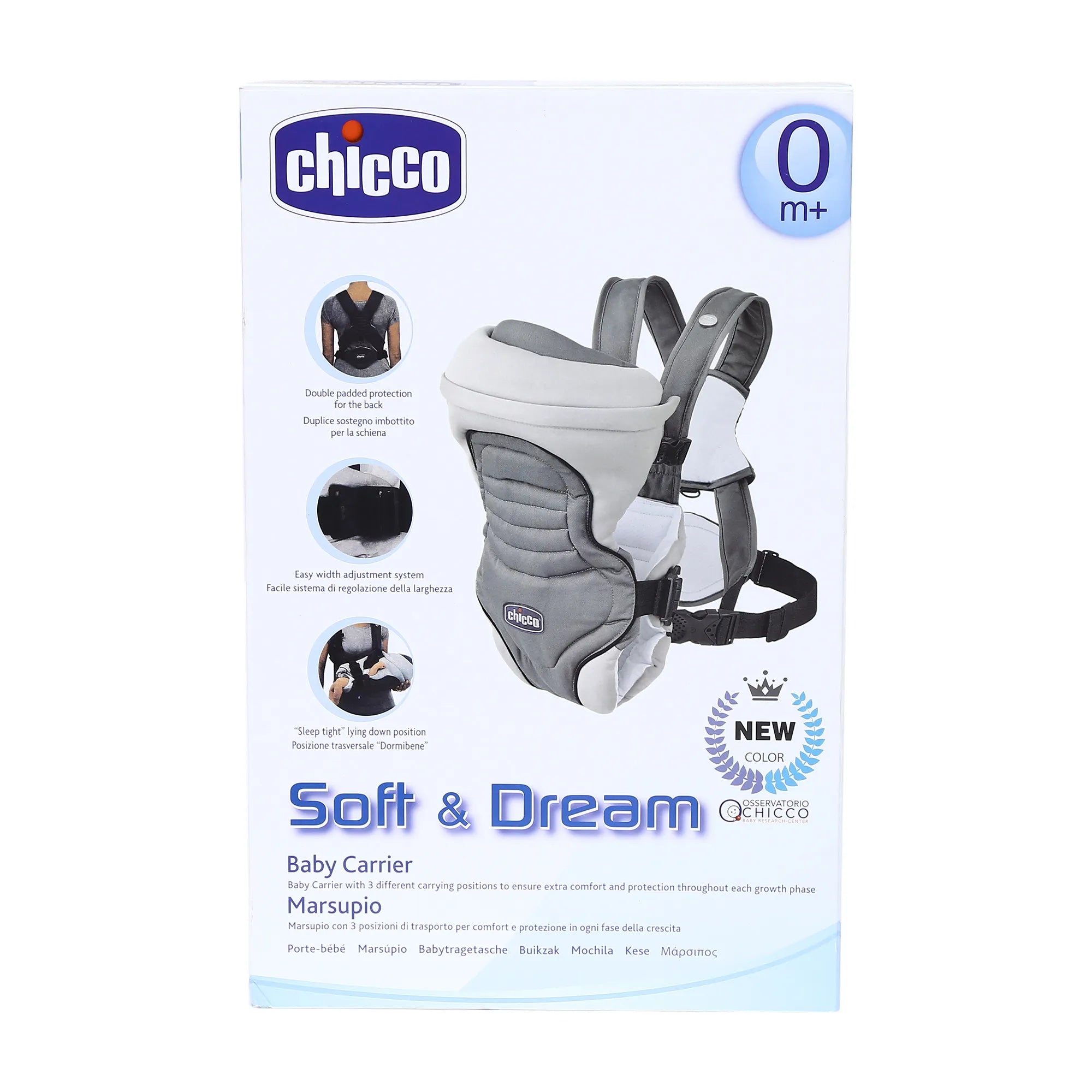 Chicco Soft Baby Carrier – 3-in-1 Comfortable & Adjustable Infant Carrier
