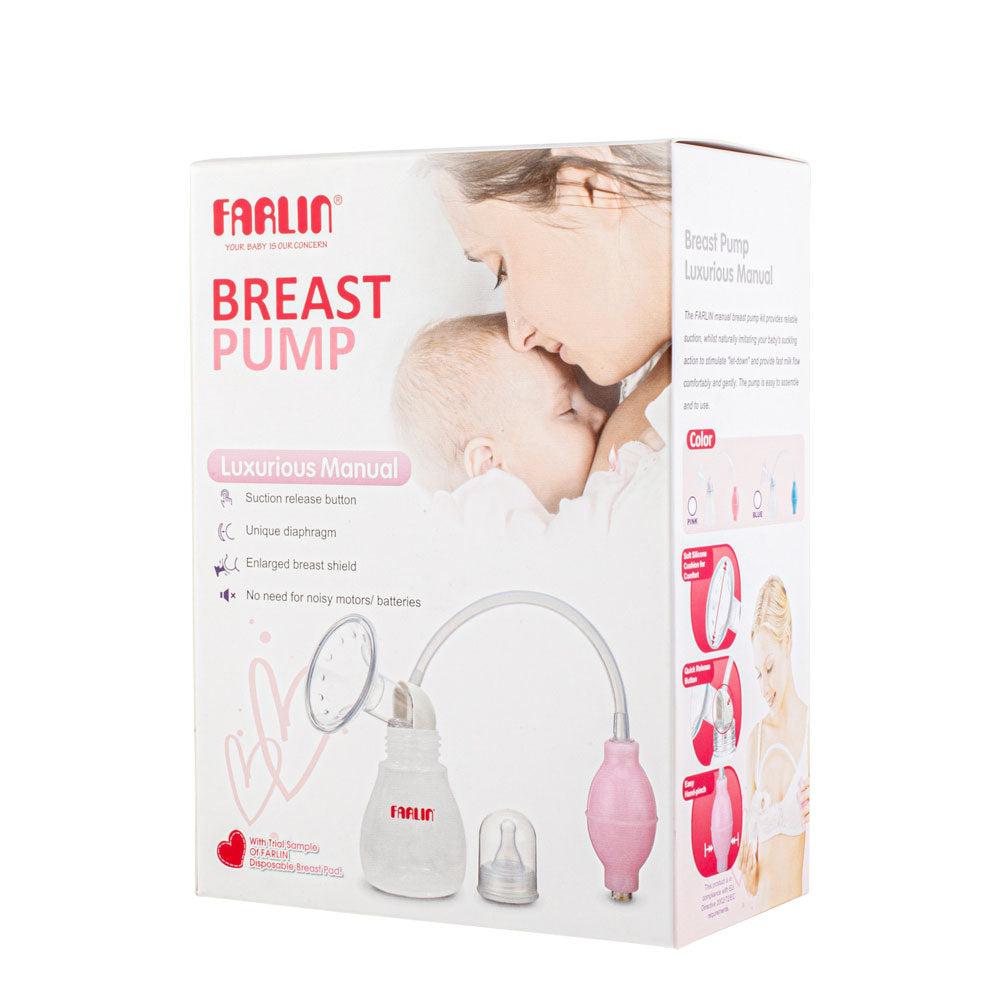 Farlin Breast Pump – Manual, Quiet & Comfortable for Moms