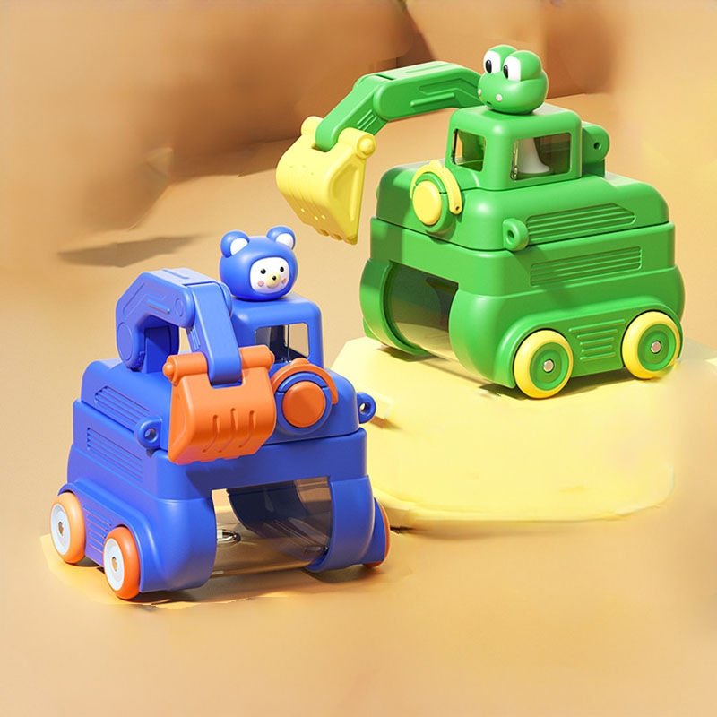 Excavator Cartoon Water Bottle for Kids – 500ml