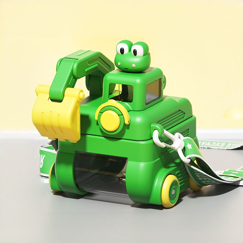 Cartoon Excavator Kids Water Bottle – 500ml