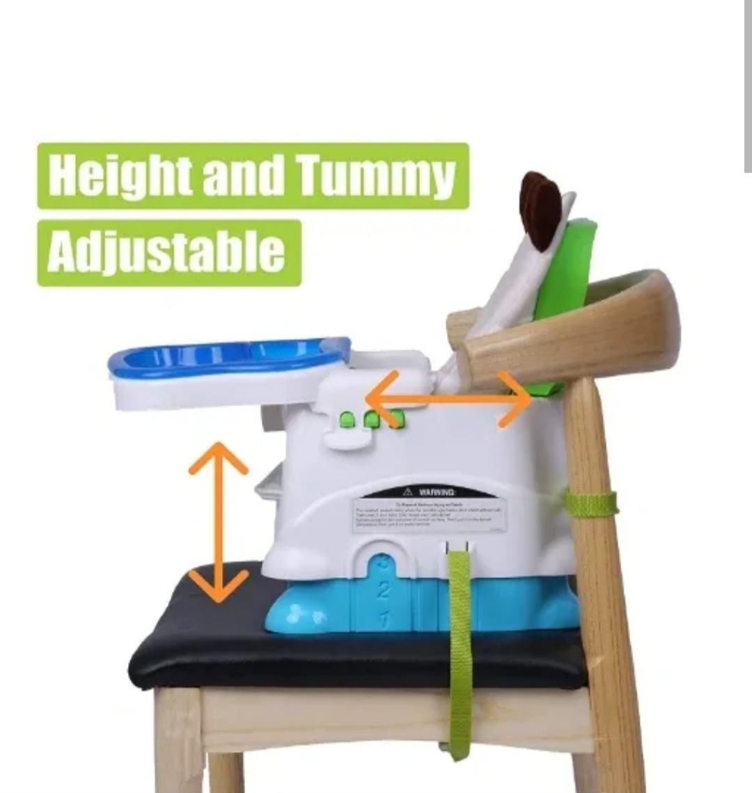 Baby Booster Feeding Chair – 2-in-1 Evergreen Seat