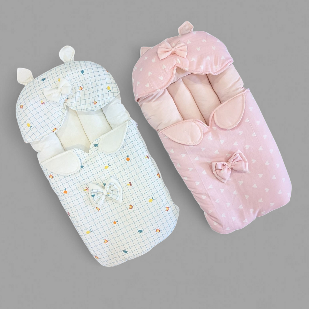 Baby Carry Nest – Kidzo Cotton, Soft & Portable for Newborns