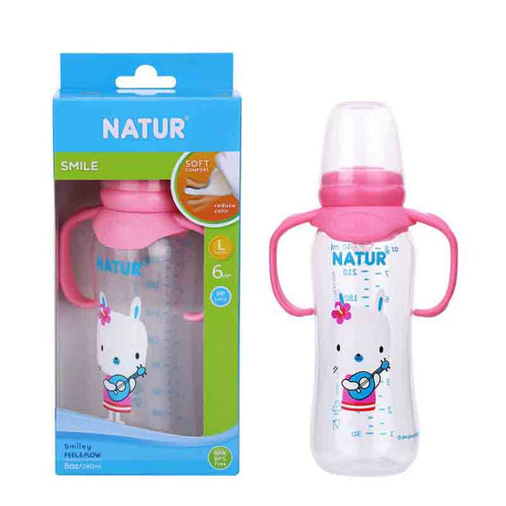 Natur Baby Feeding Bottle 240ml / 8oz – Anti-Colic & Safe
