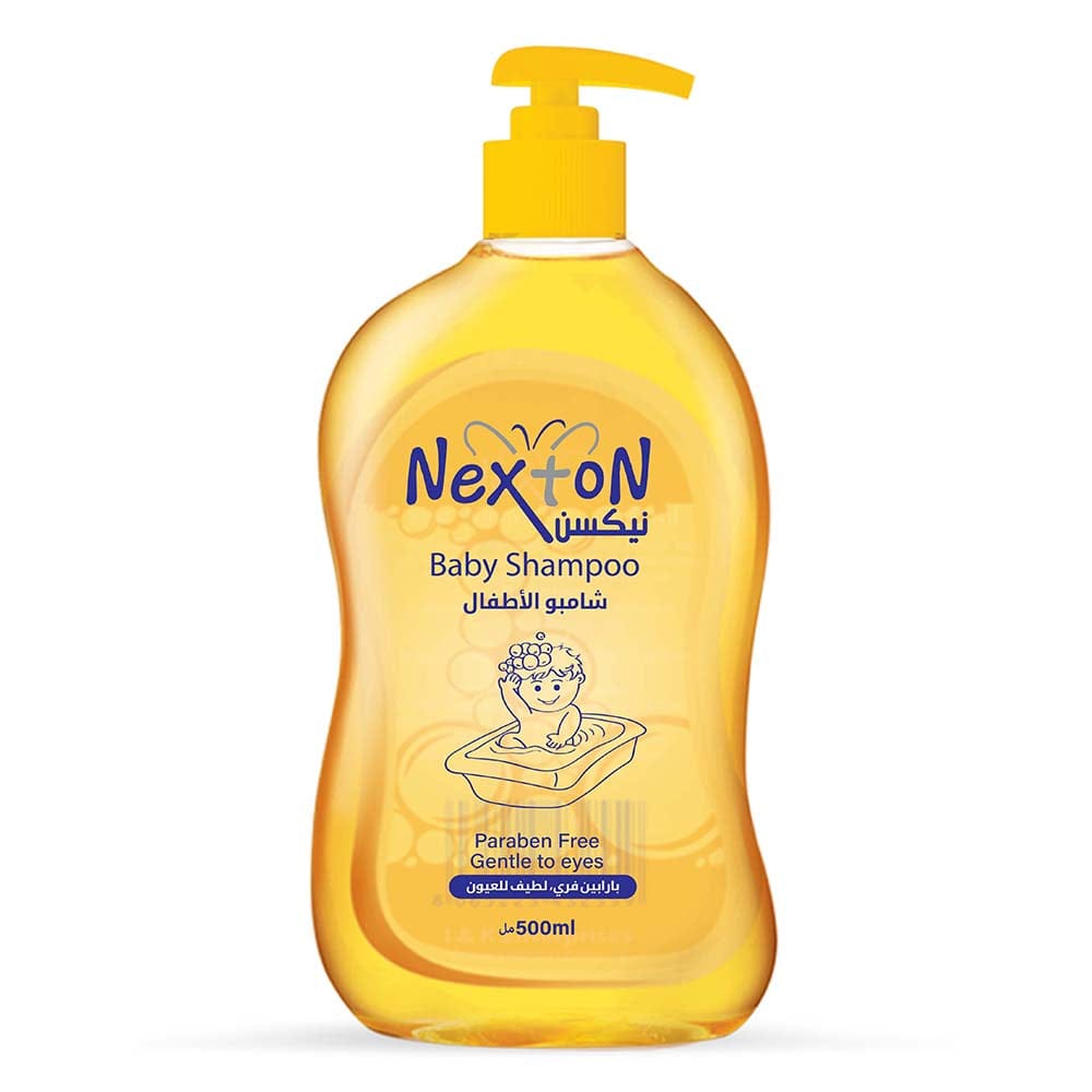 Nexton Baby Shampoo 500ml – Gentle Coconut Formula for Soft Hair