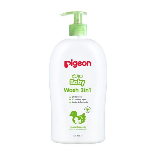 Pigeon Baby Wash – 2-in-1 Jojoba & Chamomile Cleanser 700ml