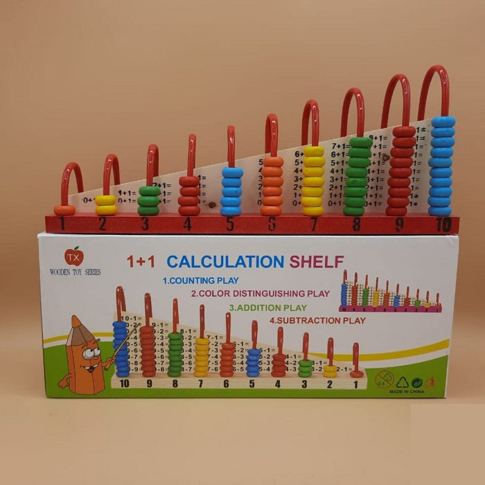 Calculation Shelf for Kids | Wooden Educational Math Toy