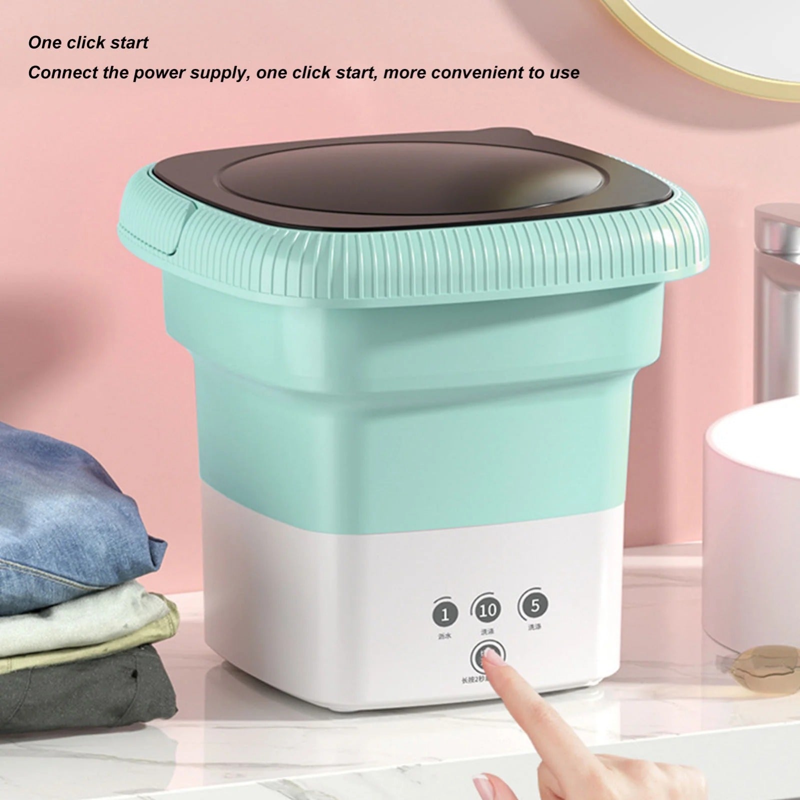 Foldable Washing Machine – Compact, Portable & Efficient Cleaning Solution