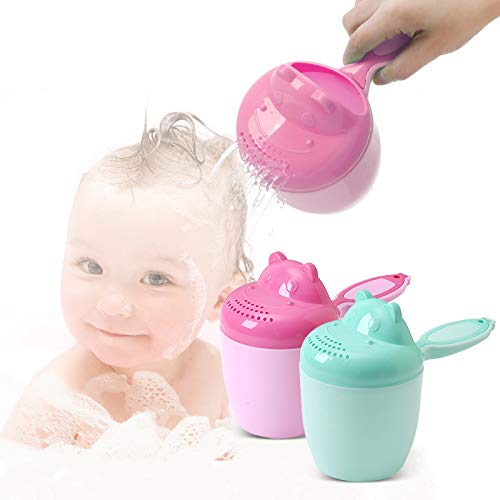 Baby Cartoon Bath Mug – Gentle Rinse Cup for Baby Hair Wash