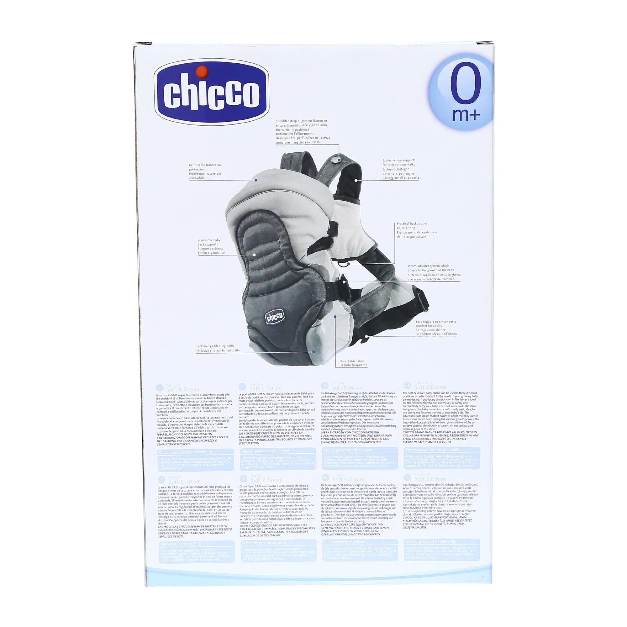 Chicco Soft Baby Carrier – 3-in-1 Comfortable & Adjustable Infant Carrier