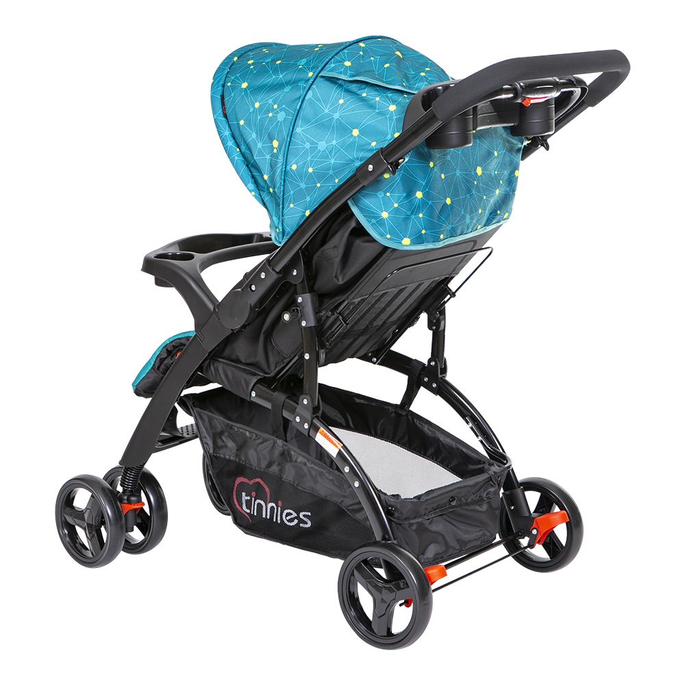 Tinnies Baby Stroller C-18D – Lightweight Foldable Pram with Reversible Handle
