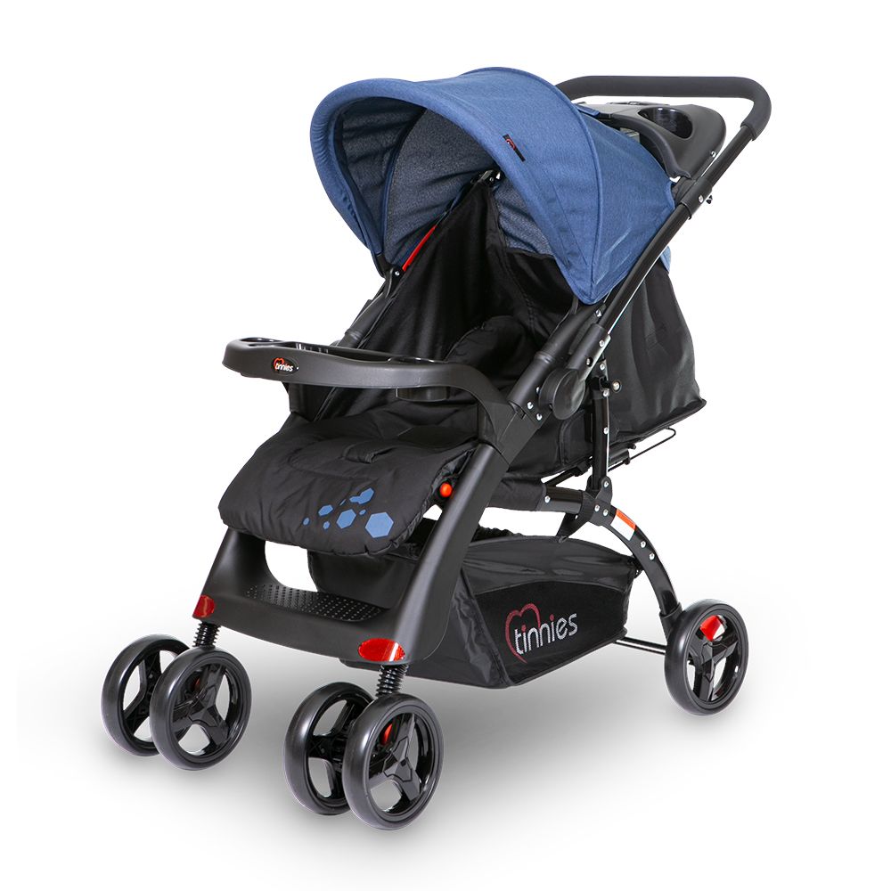 Baby Stroller – Tinnies C-18D, Foldable & Lightweight with Reversible Handle