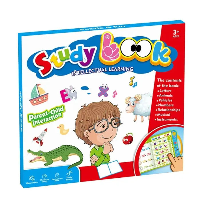 Educational Study Book for Kids | Interactive Sound Learning Toy