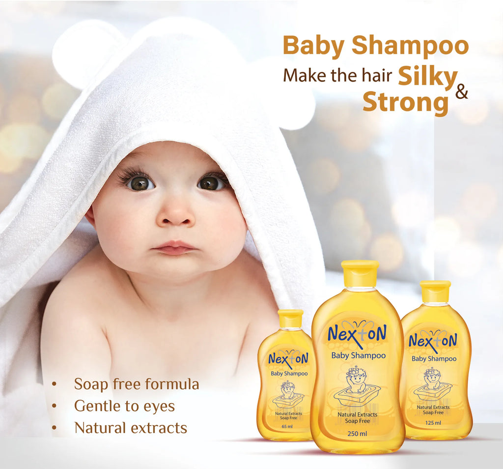 Nexton Baby Shampoo 500ml – Gentle Coconut Formula for Soft Hair
