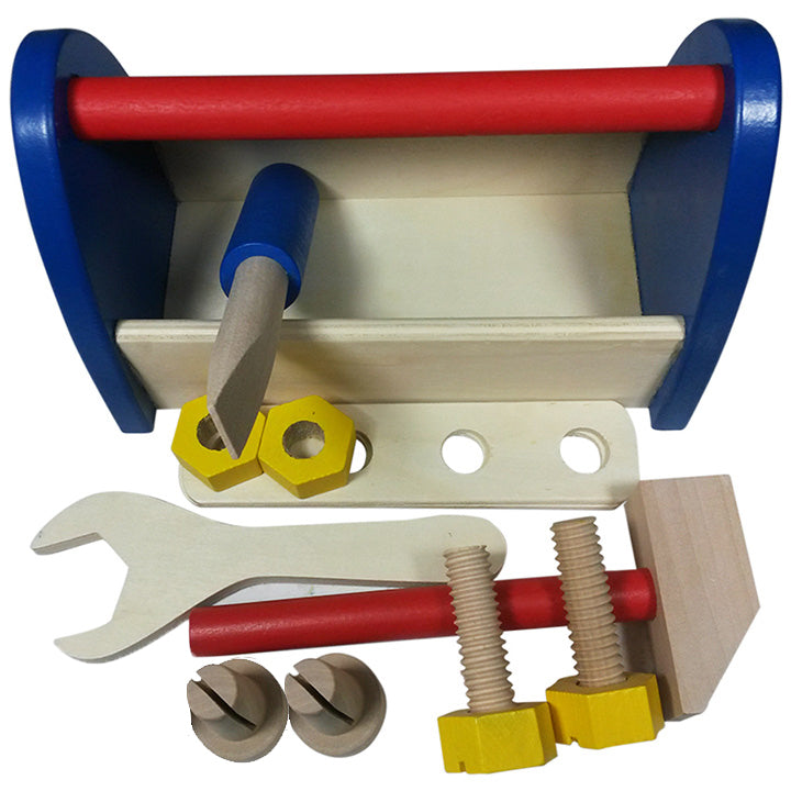 Little Carpenter Wooden Tool Box for Kids
