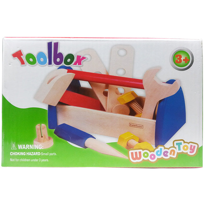 Little Carpenter Wooden Tool Box for Kids