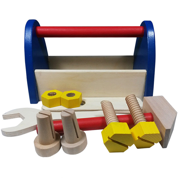 Little Carpenter Wooden Tool Box for Kids